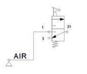 1 WAY AIR VALVES