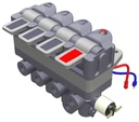 AIR VALVES BUTTON - 4 WAY