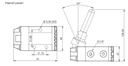AIR VALVE HAND LEVER STICK
