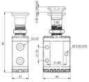 AIR VALVE PUSH BUTTON SPRING