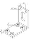 AIR CONTROL BRACKET MULTI JOYSTICK (METAL)