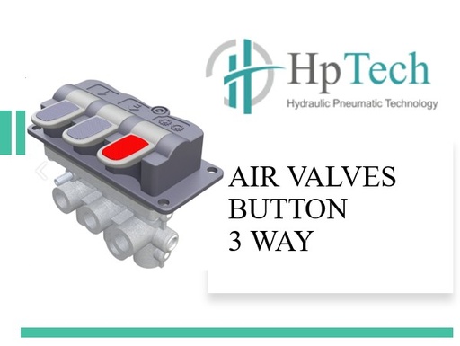 HPTECH AIR VALVES BUTTON - 3 WAY